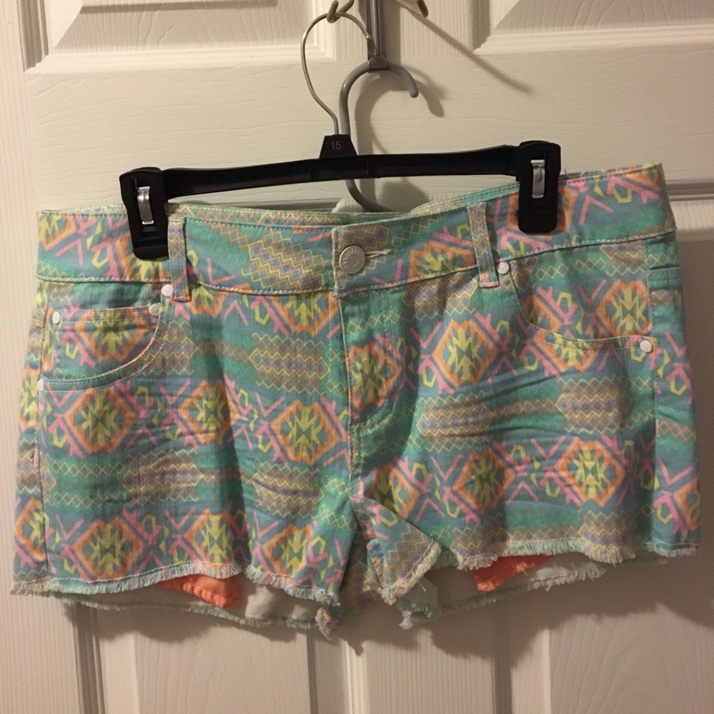 Fun Colored Shorts Size 13 Juniors
